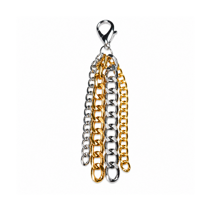 Gold Silver Multi Chain Bag Charm