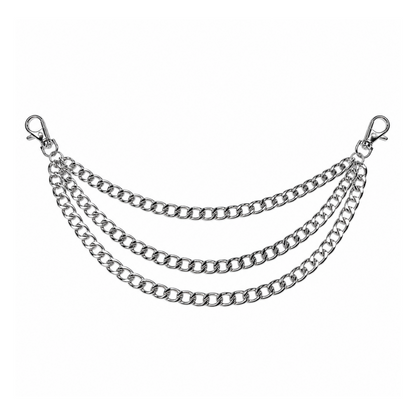 3 Layer Purse Chain Bag Charm Silver